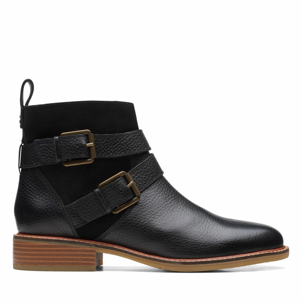 Boots & Booties | Women Clarks Cologne Buckle Black Combination