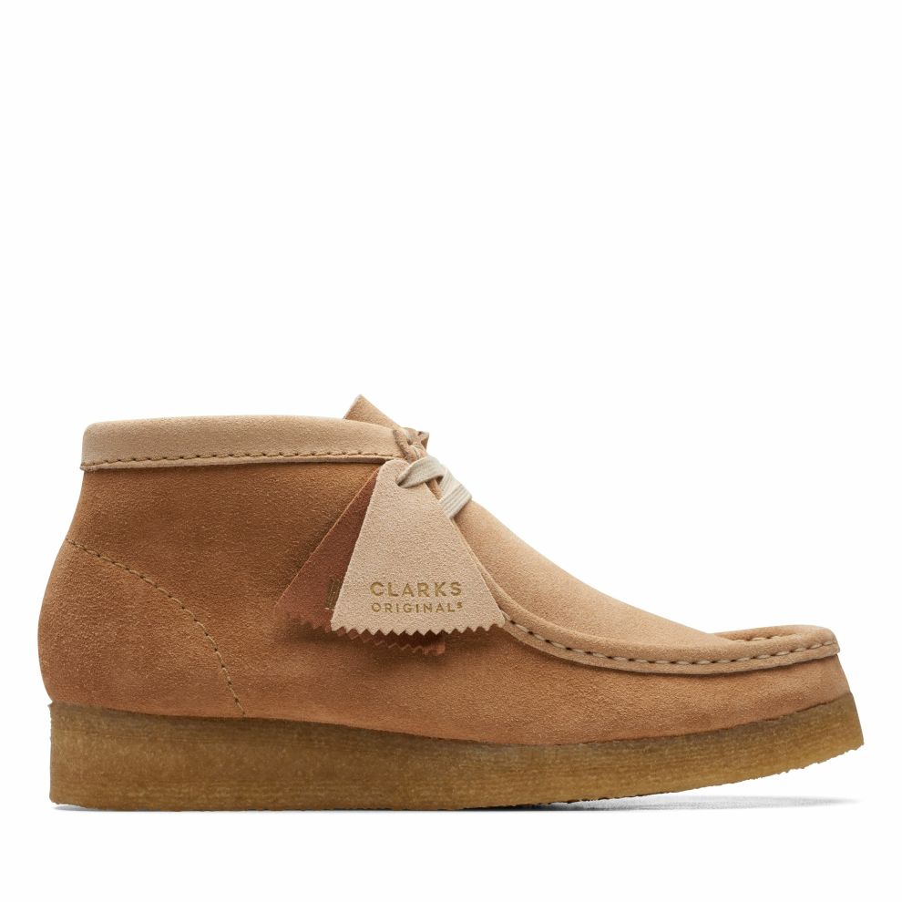 Boots & Booties | Women Clarks Wallabee Boot Tan Combi